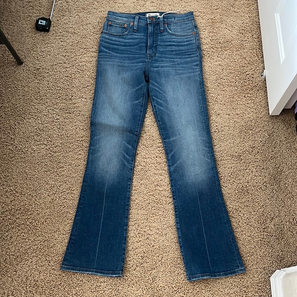 Madewell skinny flare stretch jeans size 28 - NWOT